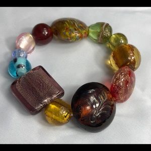 Unique Glass Beaded Bracelet